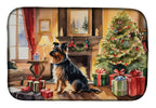 Australian Terrier Cozy Christmas Dish Drying Mat