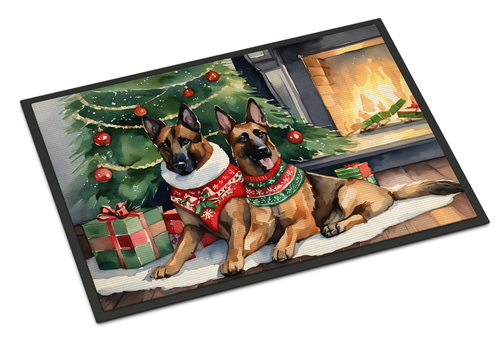 Belgian Malinois Cozy Christmas Doormat