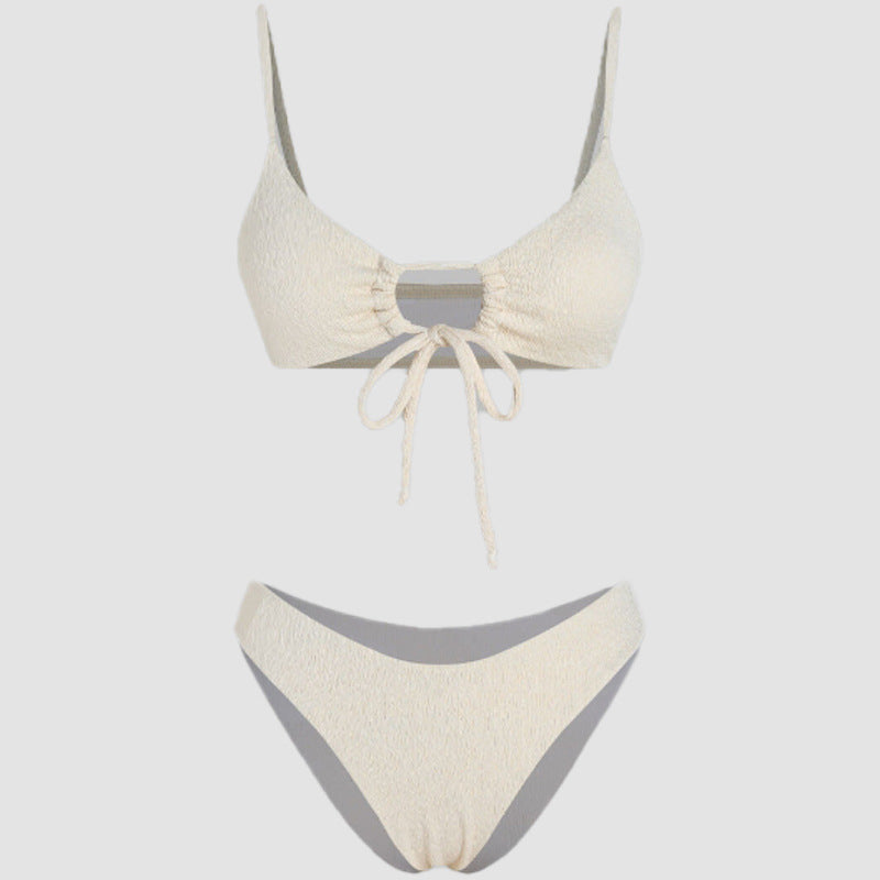 New Style Two-Piece Bikini Cutout Swimwear Set