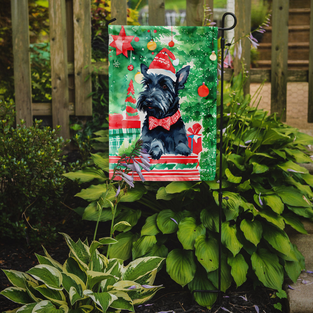 Scottish Terrier Christmas Garden Flag