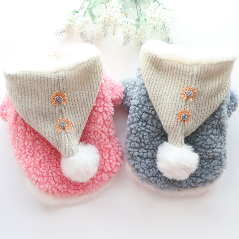 Dog Clothes for Fall Winter - Cat Princess Coat
