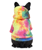 Hooded Tie-Dye Sweater for Pets in Autumn/Winter