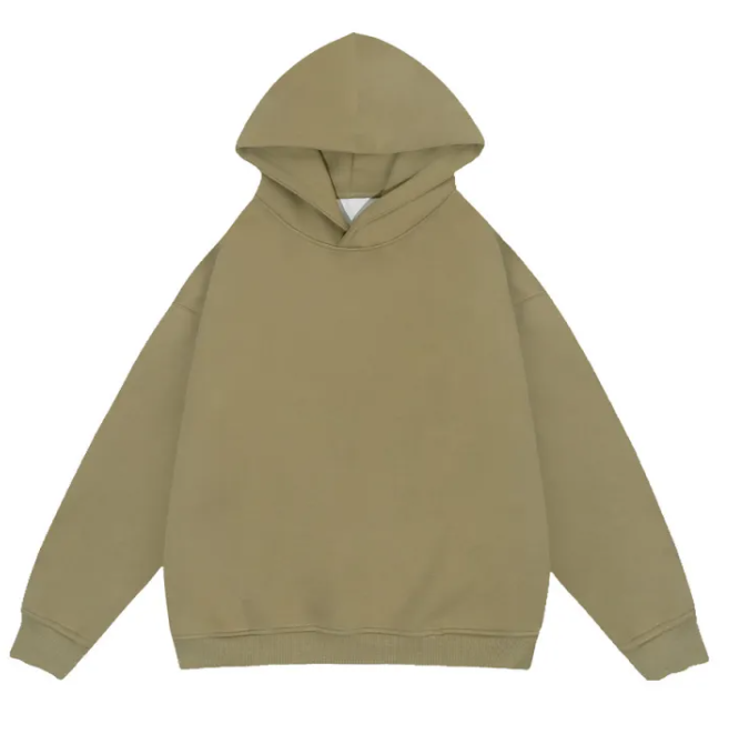 Loose All-matching Solid Color Sports Pullover Hooded Sweater Men | Streetwear