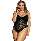 Sexy Lace Bodysuit for Women - Plus Size Teddy Lingerie