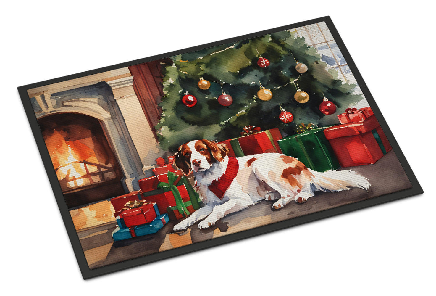 Brittany Cozy Christmas Doormat