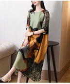 Plus Size Printed Dress for Women - Summer 2022 Style