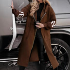 Women's Mid-length Hoodie Windbreaker Sweater Coat | Streetwear