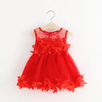 C170 Summer New Children's Dress - Girls' Petal Skirt