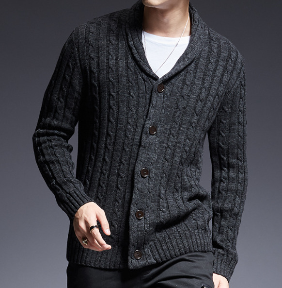 Fiorinni Men's Pima Cotton Cardigan (One Piece)