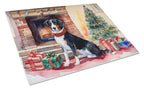 Appenzeller Sennenhund Cozy Christmas Glass Cutting Board