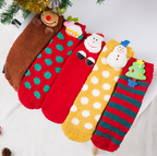 Thick Warm Family Christmas Socks for Adults