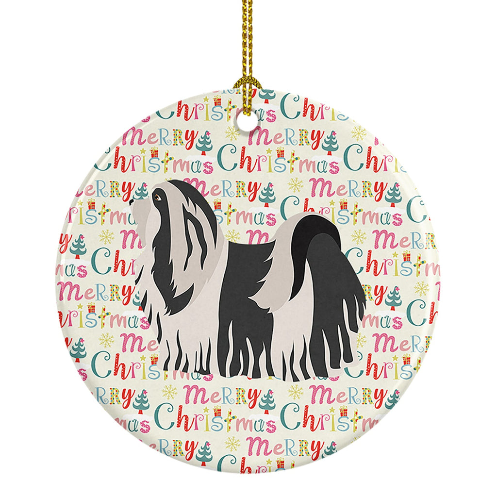 Havanese #1 Merry Christmas Ceramic Ornament