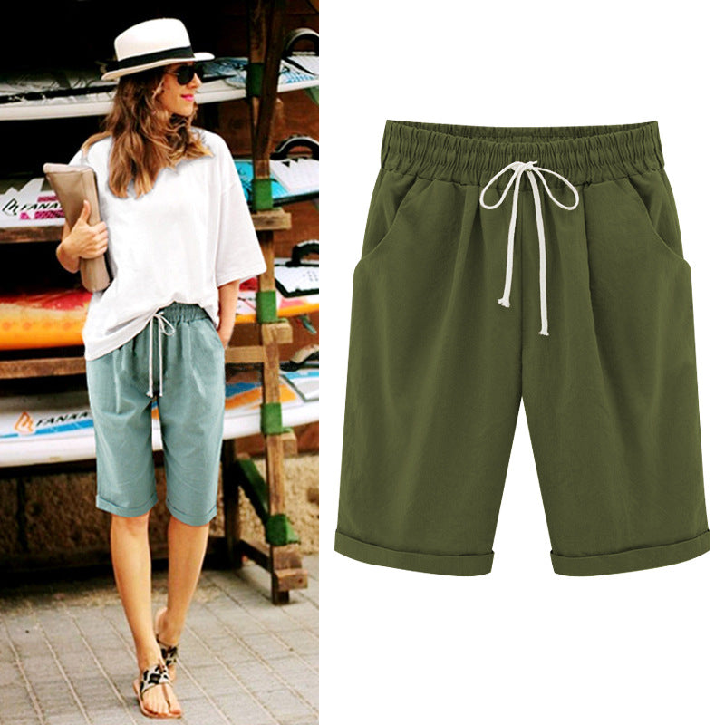 Plus Size Women's Casual Summer Shorts (Loose Fit)