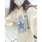 XINGX Embroidered Hooded Sweater
