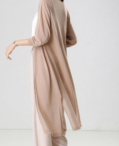 WOLFF Lightweight Long Cardigan for Women (One Piece)