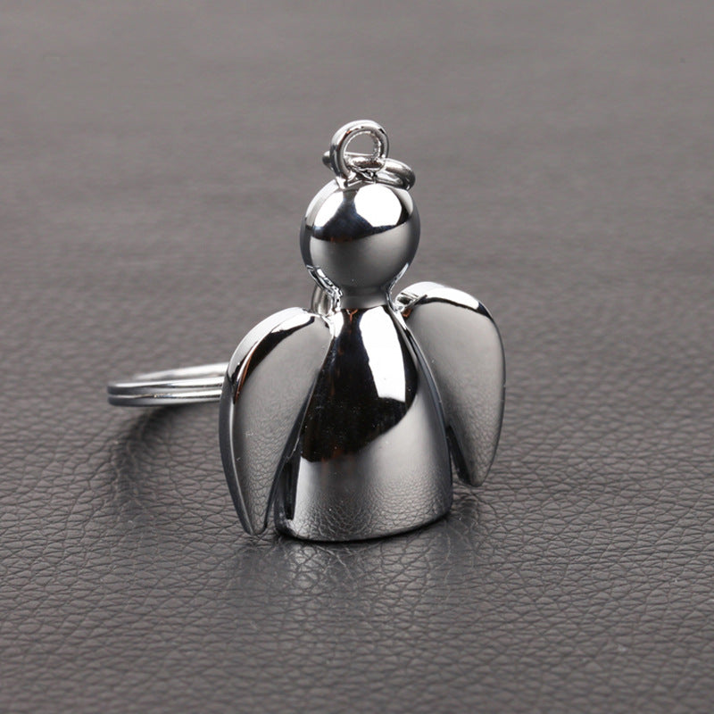 Creative Metal Keychain with Cute Angel Design | Accessory