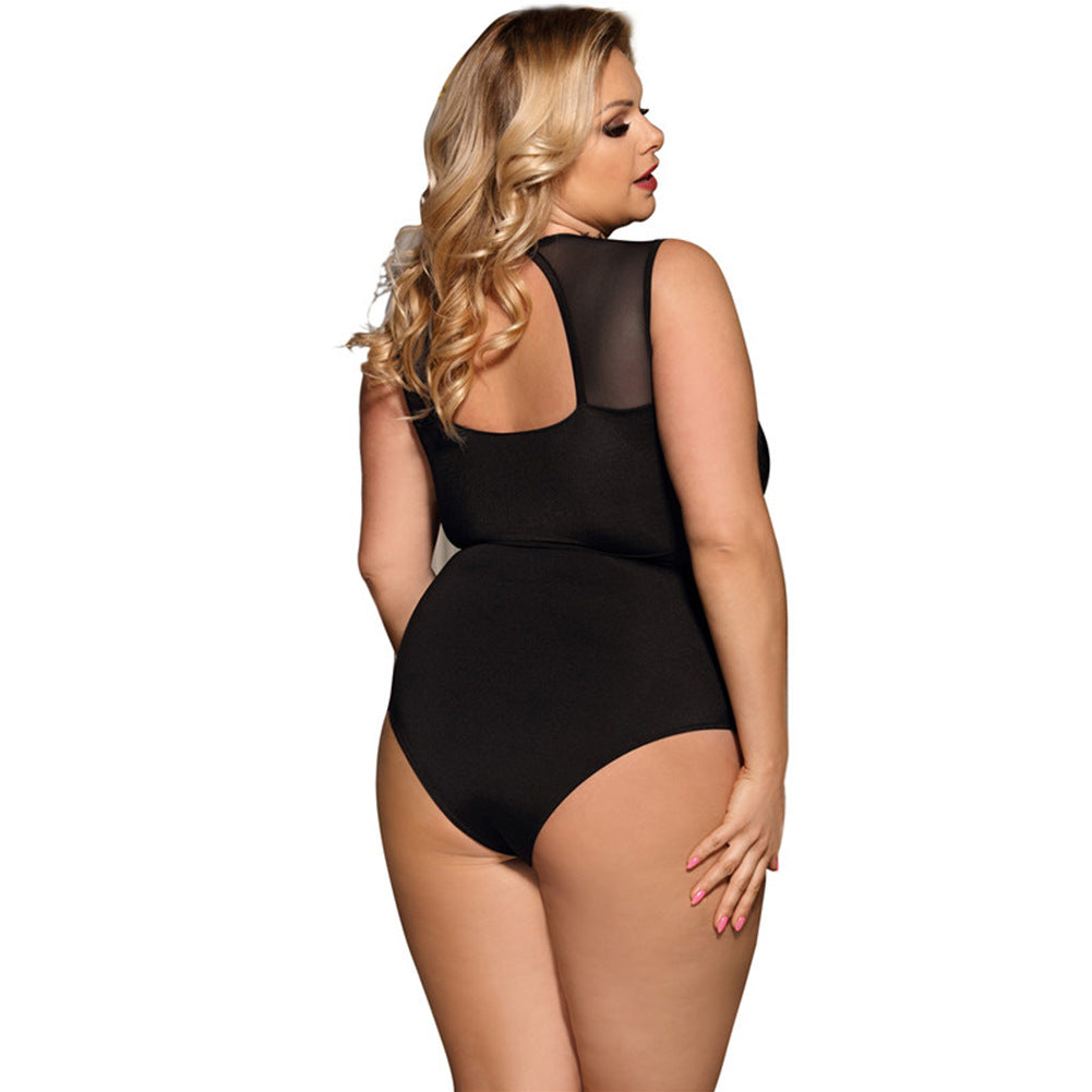 Plus Size Lingerie Bodysuit for Outer Wear