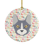 Don Sphynx Cat Christmas Ceramic Ornament