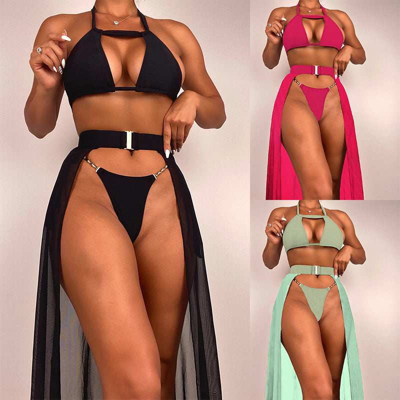 3-Piece Sexy Women's Bikini Set for Summer