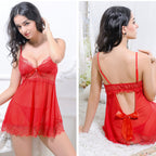 Lace Cami Nightdress and Backless Lingerie Set