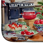 Japanese Chin Christmas Cookies Dish Drying Mat