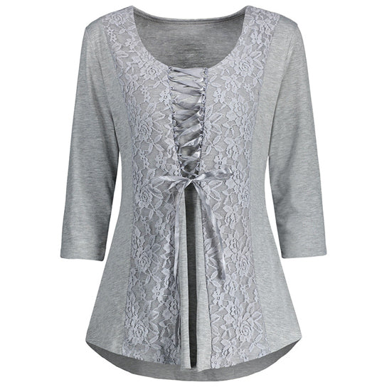 Victoria Top Corset Style With Satin Ribbon