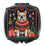 English Bulldog Christmas Compact Mirror