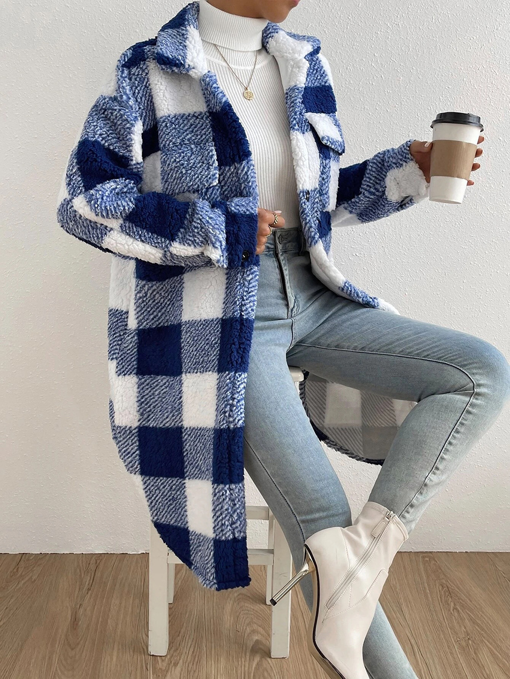 Fleece Long Coat