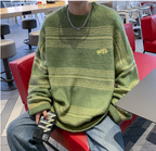 Men's Retro Minimalist Striped Sweater