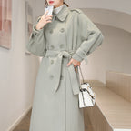 High-End Women's Cashmere Mid-Length Wool Coat