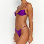 Women's Quick-Dry Nylon Backless Bikini Swimsuit