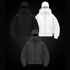 Fleece-Lined Double Hood Sweater