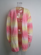 2024 Oversized Rainbow Tie-Dye Cardigan for Women
