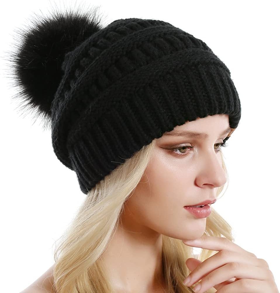 Warm Knitted Casual Beanie for Winter | Embroidered Cap