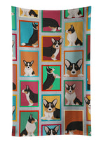 Lots of Tricolor Cardigan Corgi Kitchen Towel