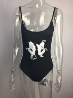 Angel Devil Shaping Bodysuit with Cotton Vest Design