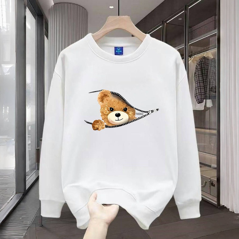 American Round Neck Printed Casual Sweatshirt
