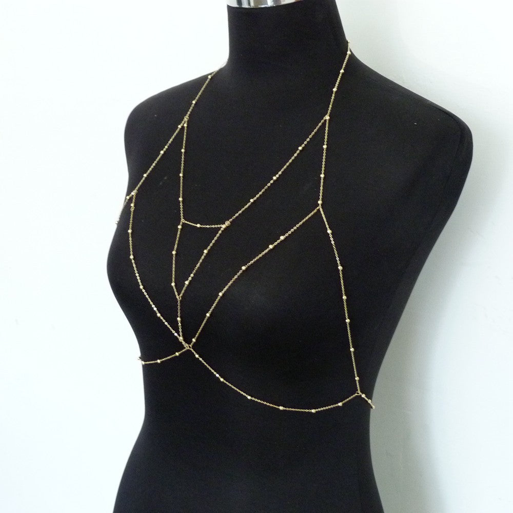 Layered Chest Body Chain Harness