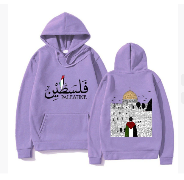Palestine Mosque Graphic Hoodie for Men (One Piece) | Streetwear
