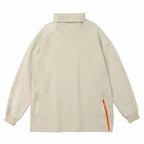 Adjustable Stand Collar Loose Casual Sweater for All