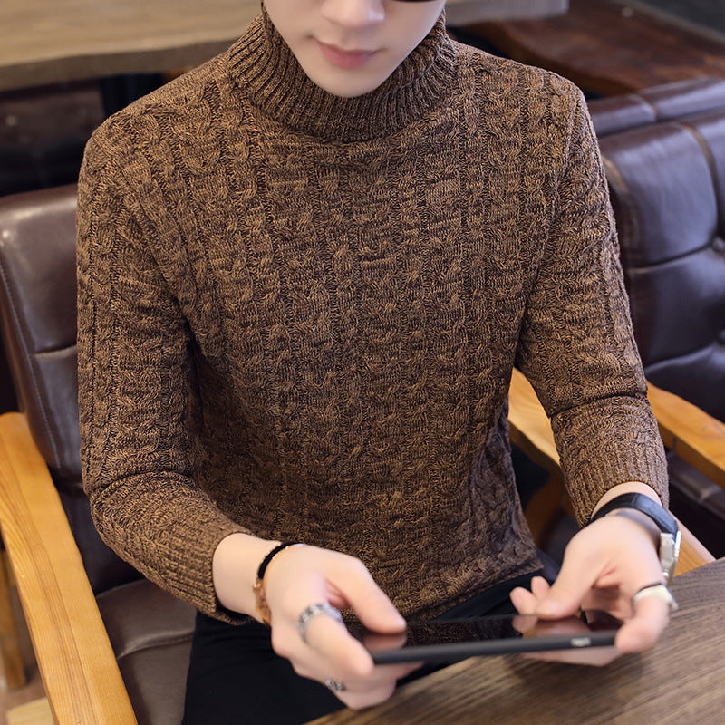 Twist Pullover Turtleneck for Autumn and Winter