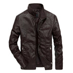 Men's Thin Leather Jacket - Spring & Autumn Style