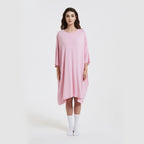 Short Sleeve Printed Cotton Nightgown for Women