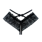 Women's Sexy Transparent Lace Thong Briefs for Couples