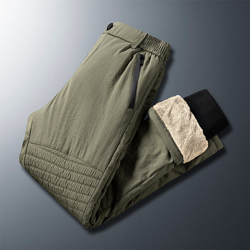 Men's Thermal Lambswool Cotton Pants for Winter