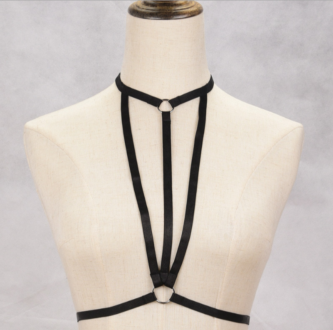 Gothic Body Harness Bra for Summer (Women's Lingerie)