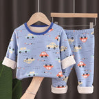 Fleece Long-sleeved Thermal Underwear Suit for Boys