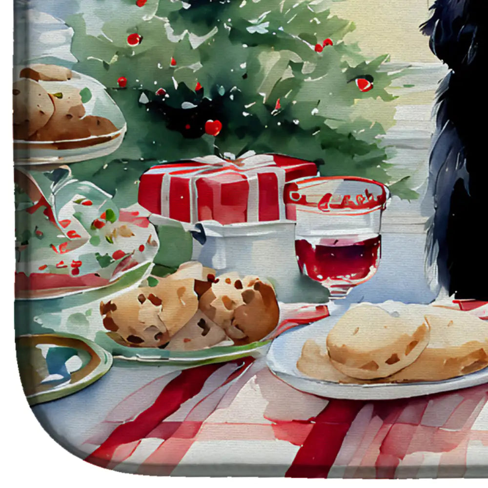 Newfoundland Christmas Cookies Dish Drying Mat