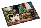 Maltese Cozy Christmas Doormat