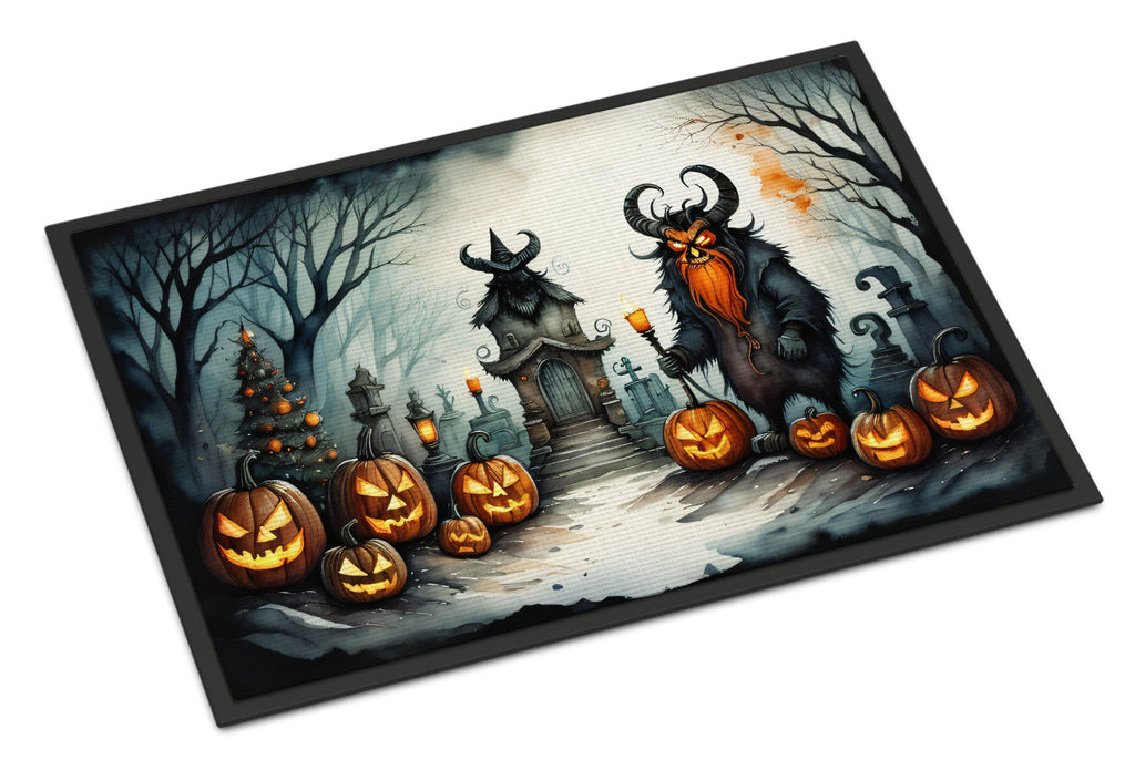 Krampus The Christmas Demon Spooky Halloween Doormat